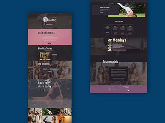 Website Design for a Movement Studio