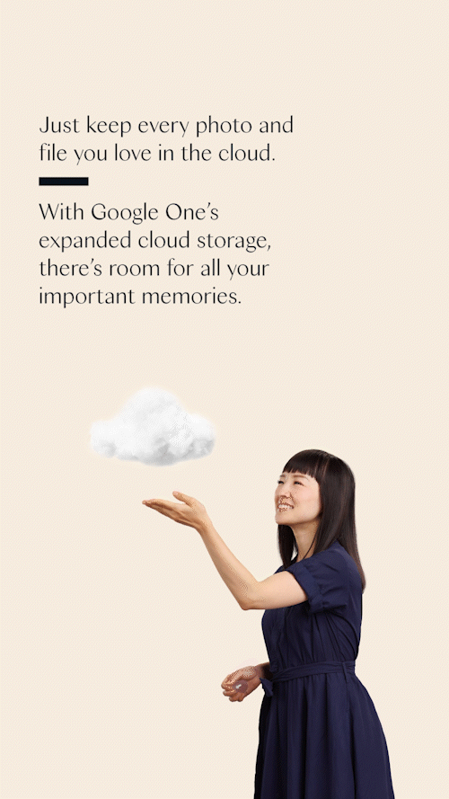 Google One Marie Kondo social | Creative directed by Jon Bunning
