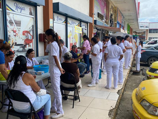 CETES Participa en Feria de Salud Comunitaria en La Villa de Los Santos con estudiantes del Técnico en Enfermería.