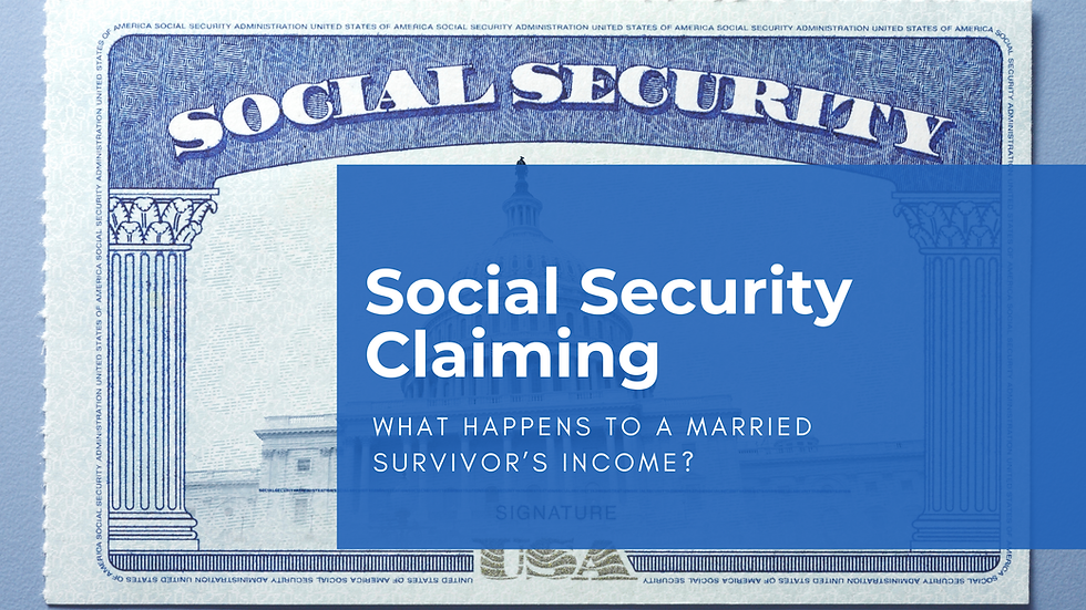 Before Married Wichita Couples Claim Social Security: What Happens to the Survivor’s Income?