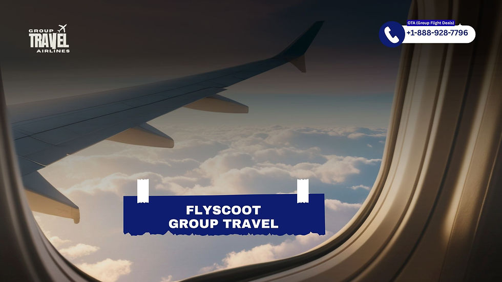 Flyscoot Group Travel | Deals & Discounts