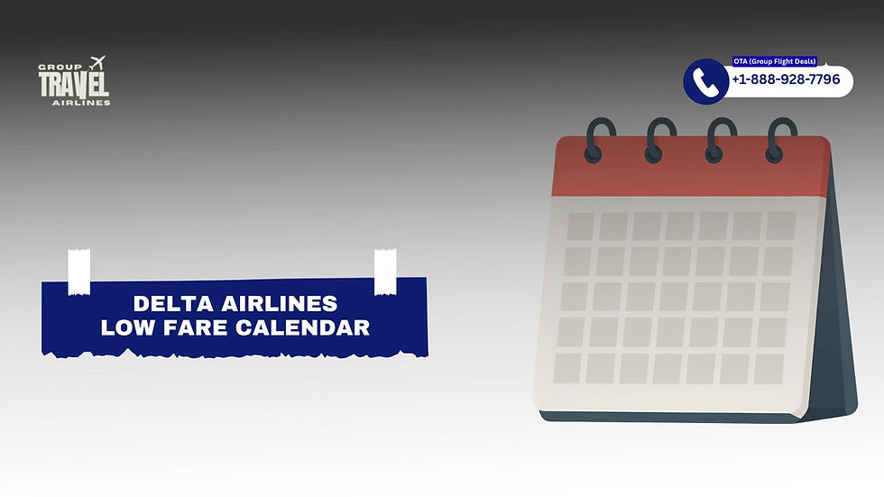 Delta Airlines Low Fare Calendar