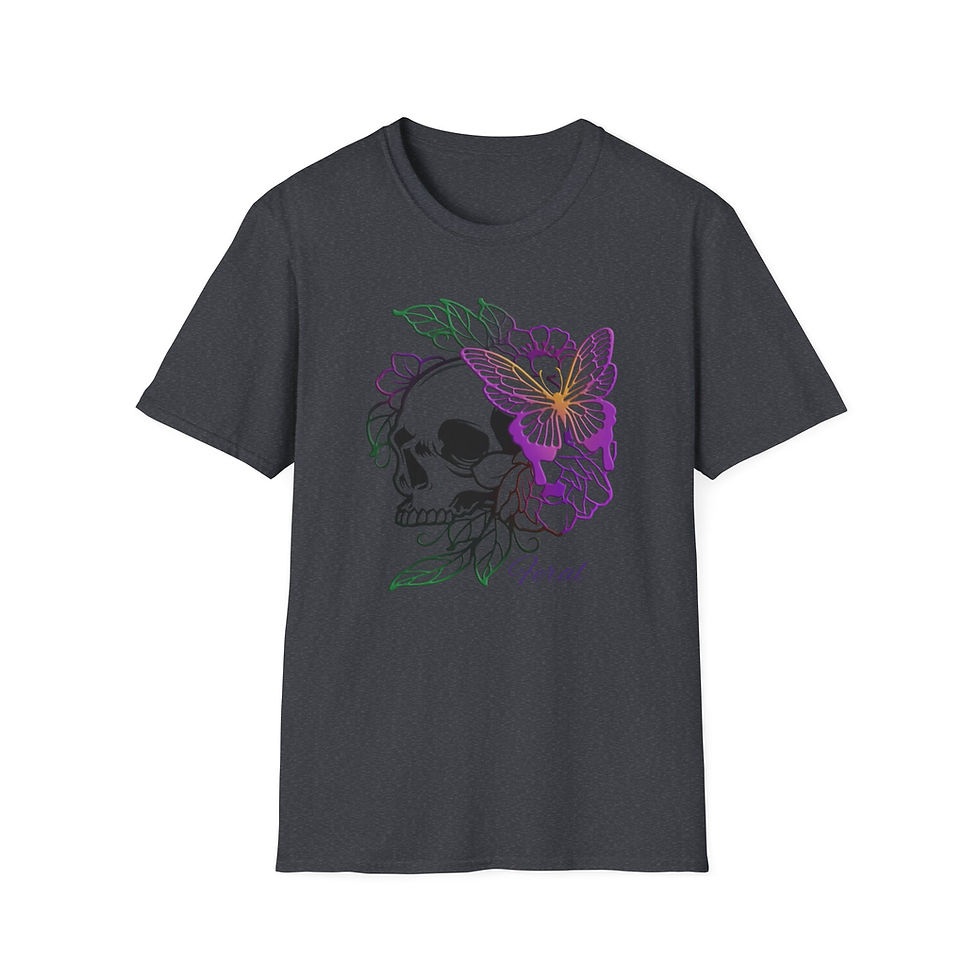 Skull & Butterfly Feral | T-Shirt — Feral Jeep Girl