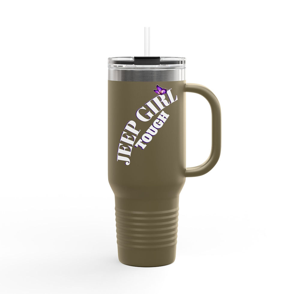 Thumbnail: Insulated Travel Mug - 'Jeep Girl Tough" Merch 40oz