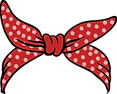 Red and white Feral Jeep Girl bandana