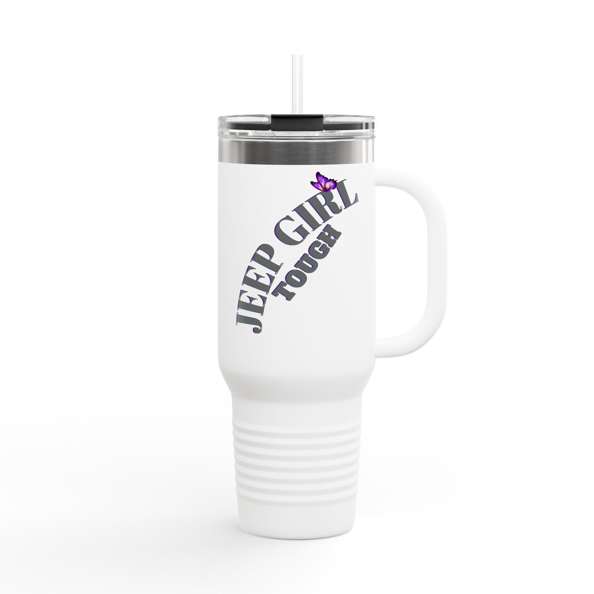 Insulated Travel Mug - 'Jeep Girl Tough" Merch 40oz