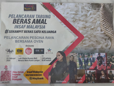 INSAF Malaysia Bawa Kembali Tradisi Tabung Beras Amal Sempena Ramadan
