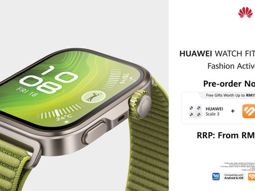 HUAWEI Watch Fit 4 Dilancarkan: Prestasi Sukan Luaran Bertaraf Profesional Dalam Rekaan Bergaya Dengan Fungsi ECG