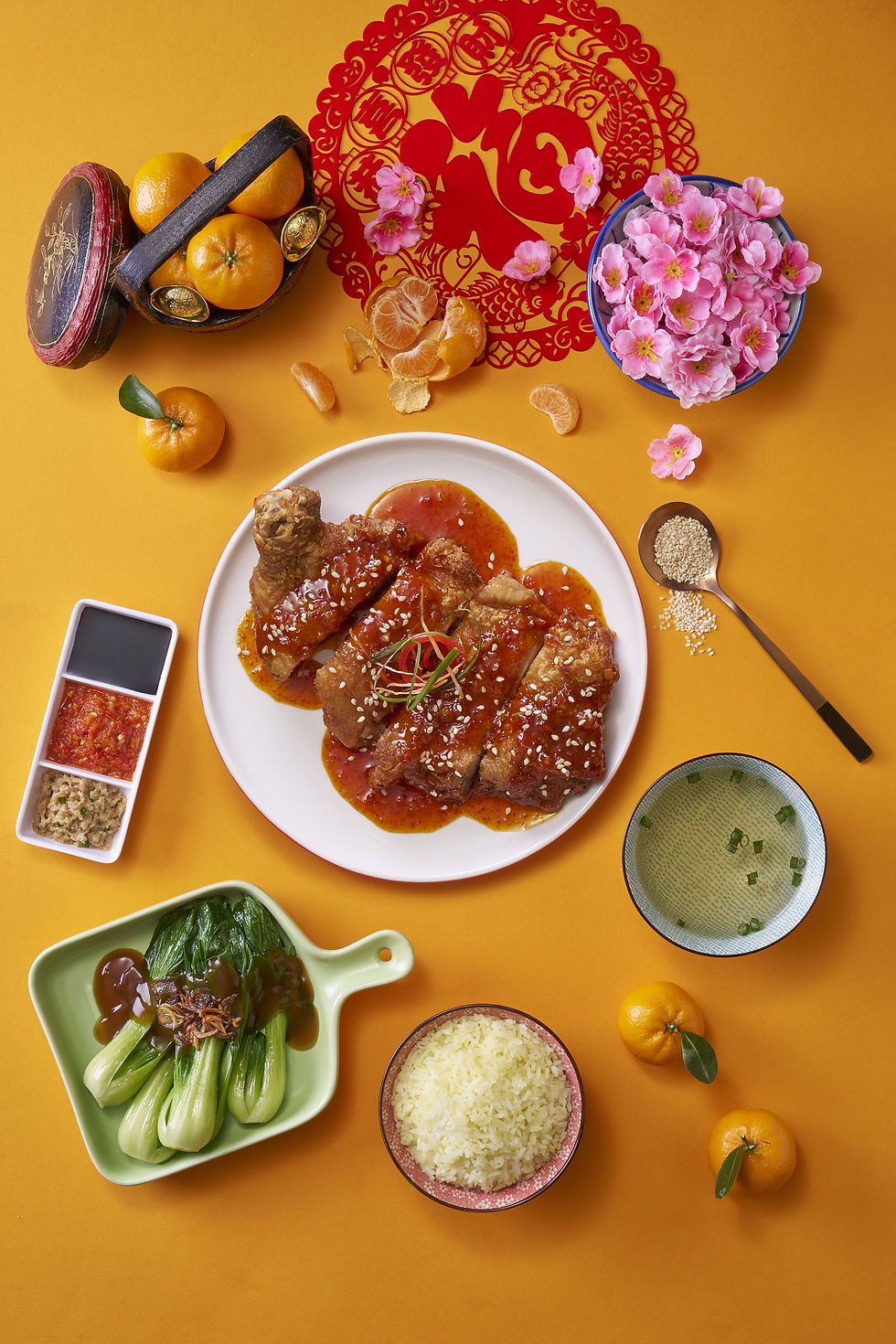 Sambut Tahun Baru Cina Dalam Paduan Rasa Enak Manis Dan Pedas 'Ayam Oren' The Chicken Rice Shop