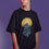 Thumbnail: Moon Light Wolf Graphic Printed Oversized Tshirt