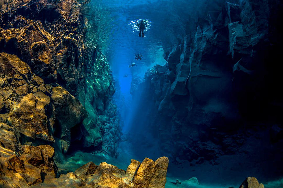 Snorkeling in the Silfra Fissure