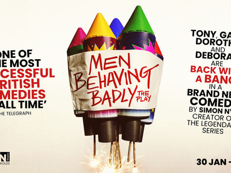 CAST AND CREATIVE TEAM ANNOUNCED FOR MEN BEHAVING BADLY THE PLAY AT BARN THEATRE, CIRENCESTER