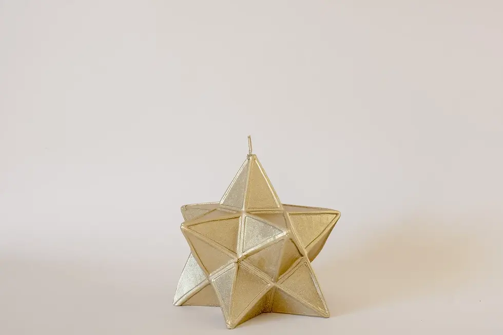 Miniature : Bougie décorative Etoile de Noël
