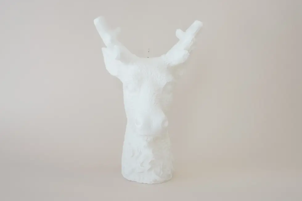 Miniature : Bougie Tête de Renne Blanc