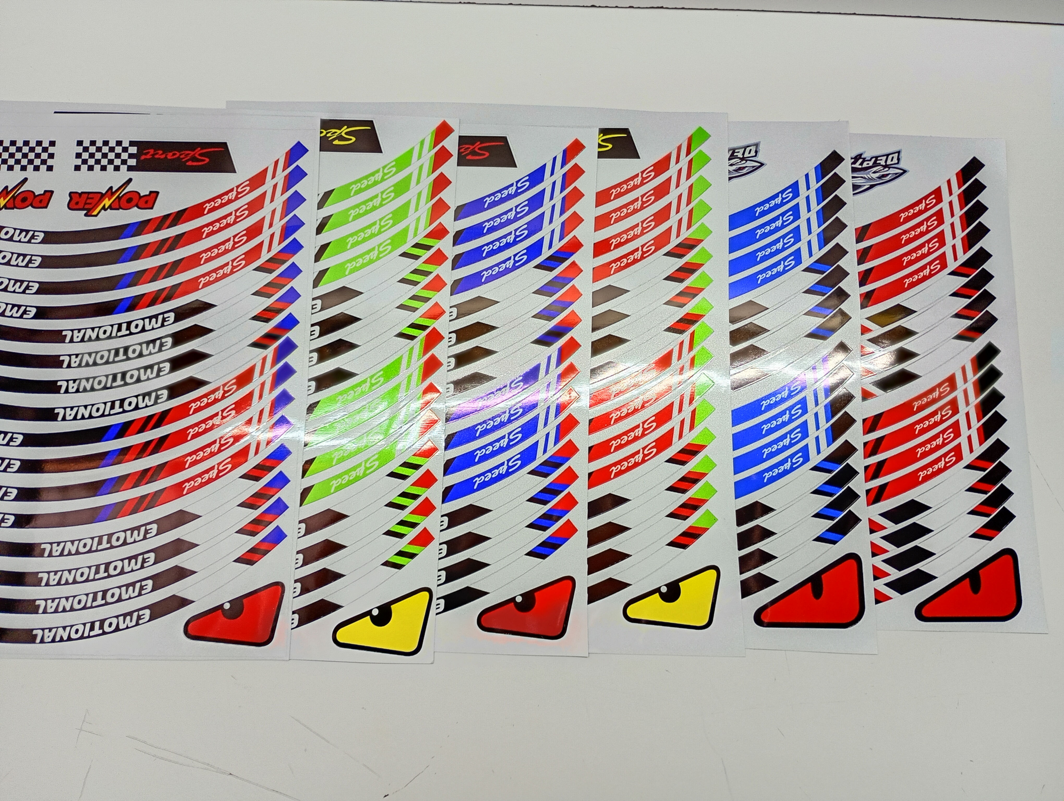STICKER DE RIN REFLEJANTE POWER