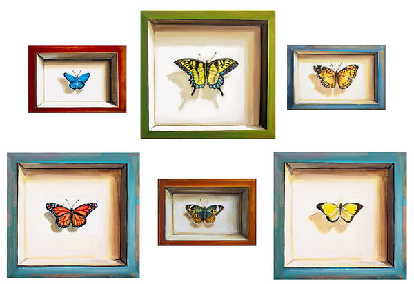 Handpainted Butterflies