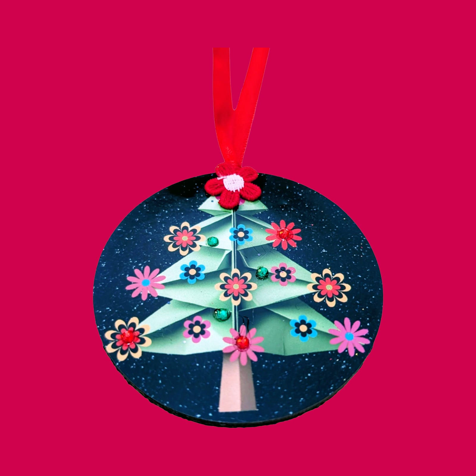 Flower Christmas Bauble