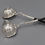Thumbnail: Pair of Vintage Italian 800 Solid Silver & Wood Handle Punch Bowl Ladle by Rino Greggio 50s 60s 70s Hallmark Made in Italy