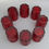 Thumbnail: 18th - 19th Century 8 Antique French Crystal Cups by Creusot / Baccarat