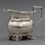 Thumbnail: Antique English Sterling Silver Creamer Milk Pitcher Tea Coffee 1907 Birmingham William Aitken Edwardian 925 Rococo Lion