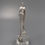 Thumbnail: Antique French sterling silver sugar tongs by Cloude DOUTRE-ROUSSEL hallmark Minerva 1st No.1 lion's paws pincer
