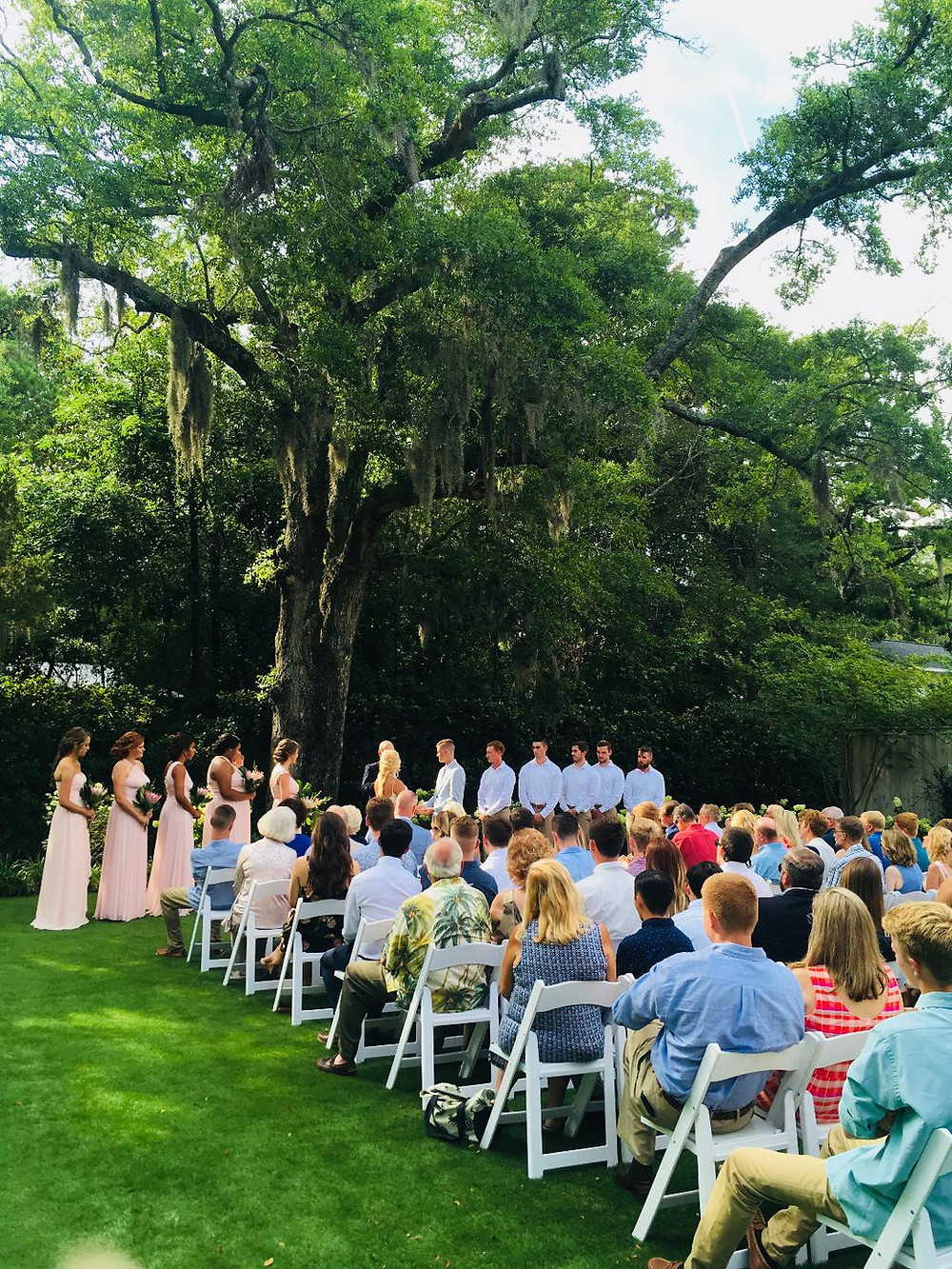 wedding ceremony in Wrightsville Beach NC