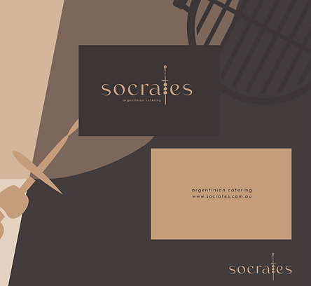 Socrates Business cards design