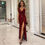 Thumbnail: Whisper Open Back Sleeveless Gown