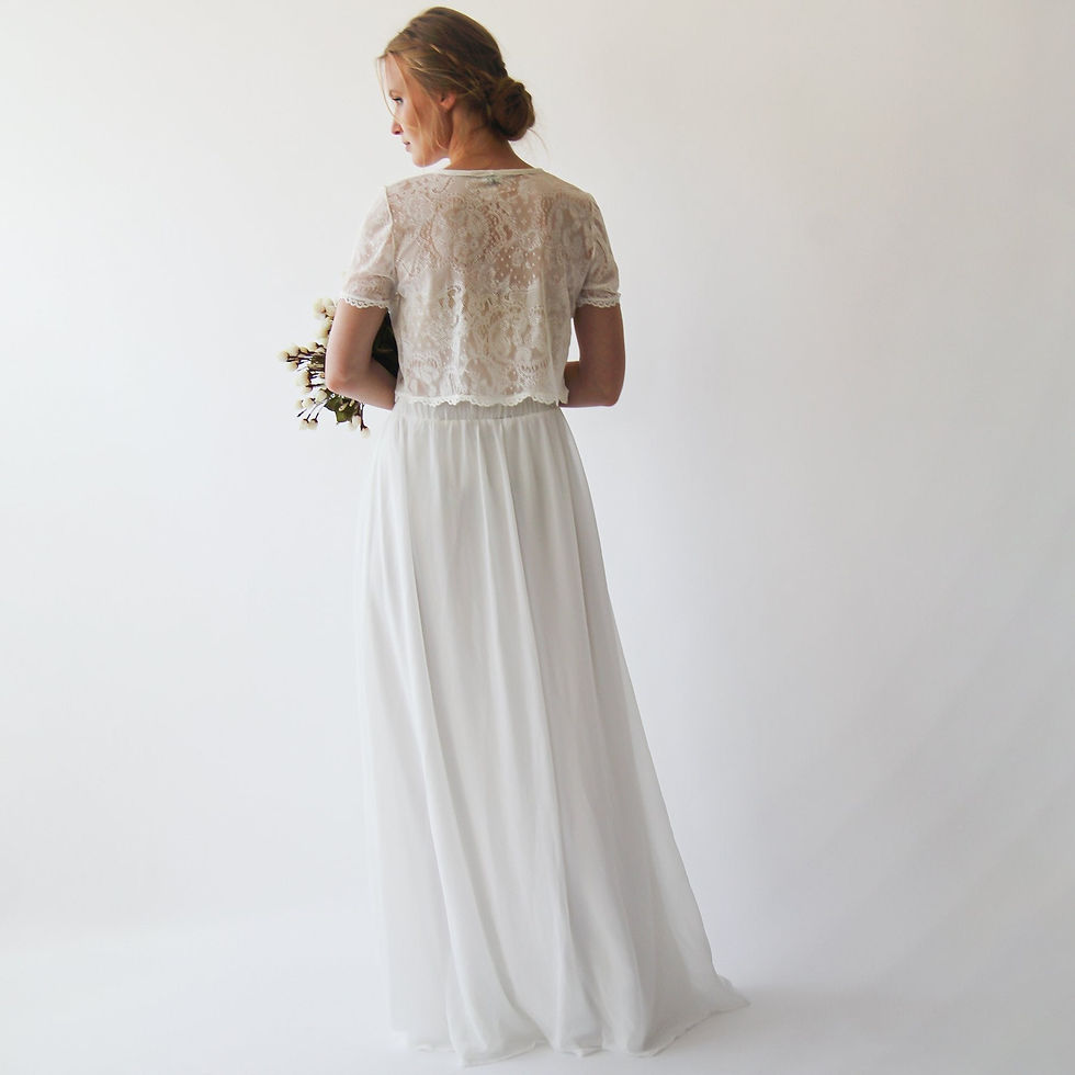 Thumbnail: Wedding Dress Separates, Two Piece Bridal Gowns  #1251