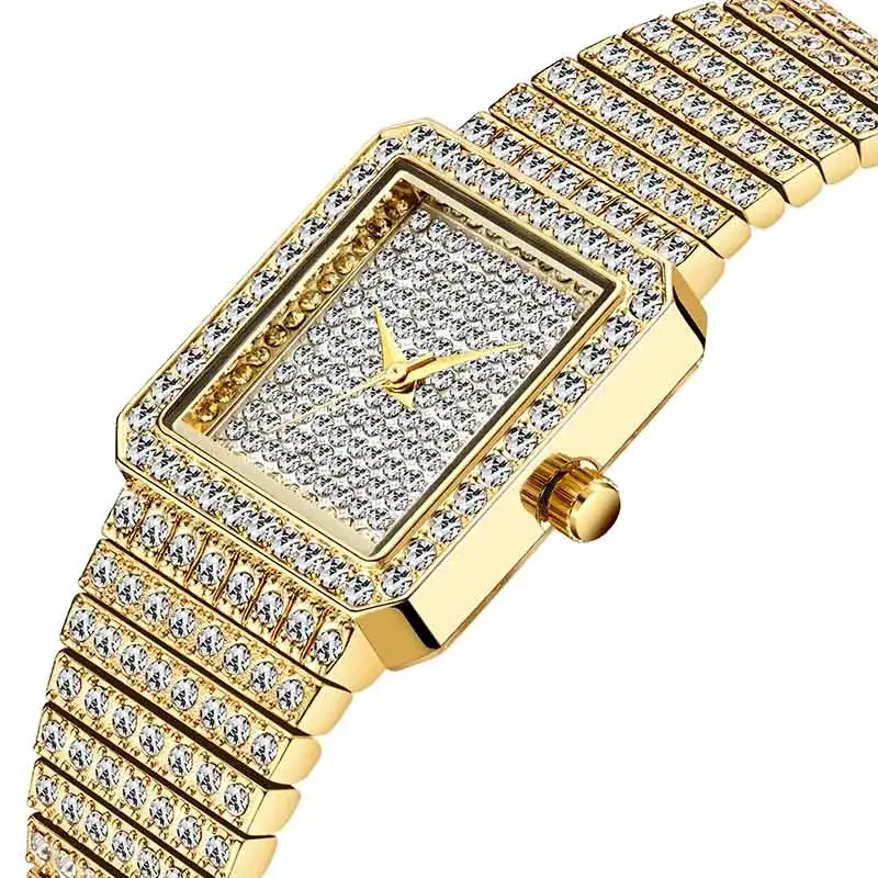 Thumbnail: MISSFOX Diamond Watch for Women Luxury Brand Ladies