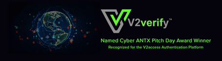 V2Verify Named Cyber ANTX Pitch Day Award Winner