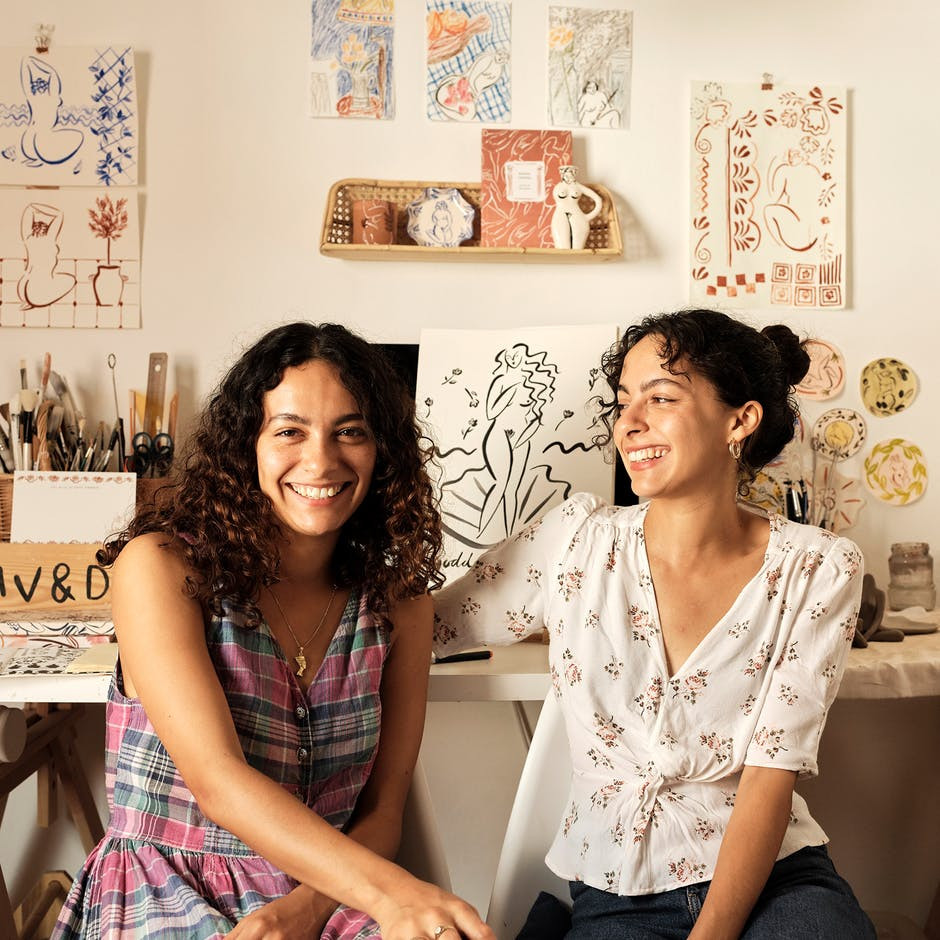 A collaboration between artists