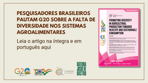 Diversidade na produção agrícola para uma alimentação saudável e sustentável