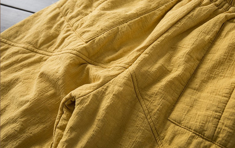 Прев'ю: Лляні утеплені штанці 02143