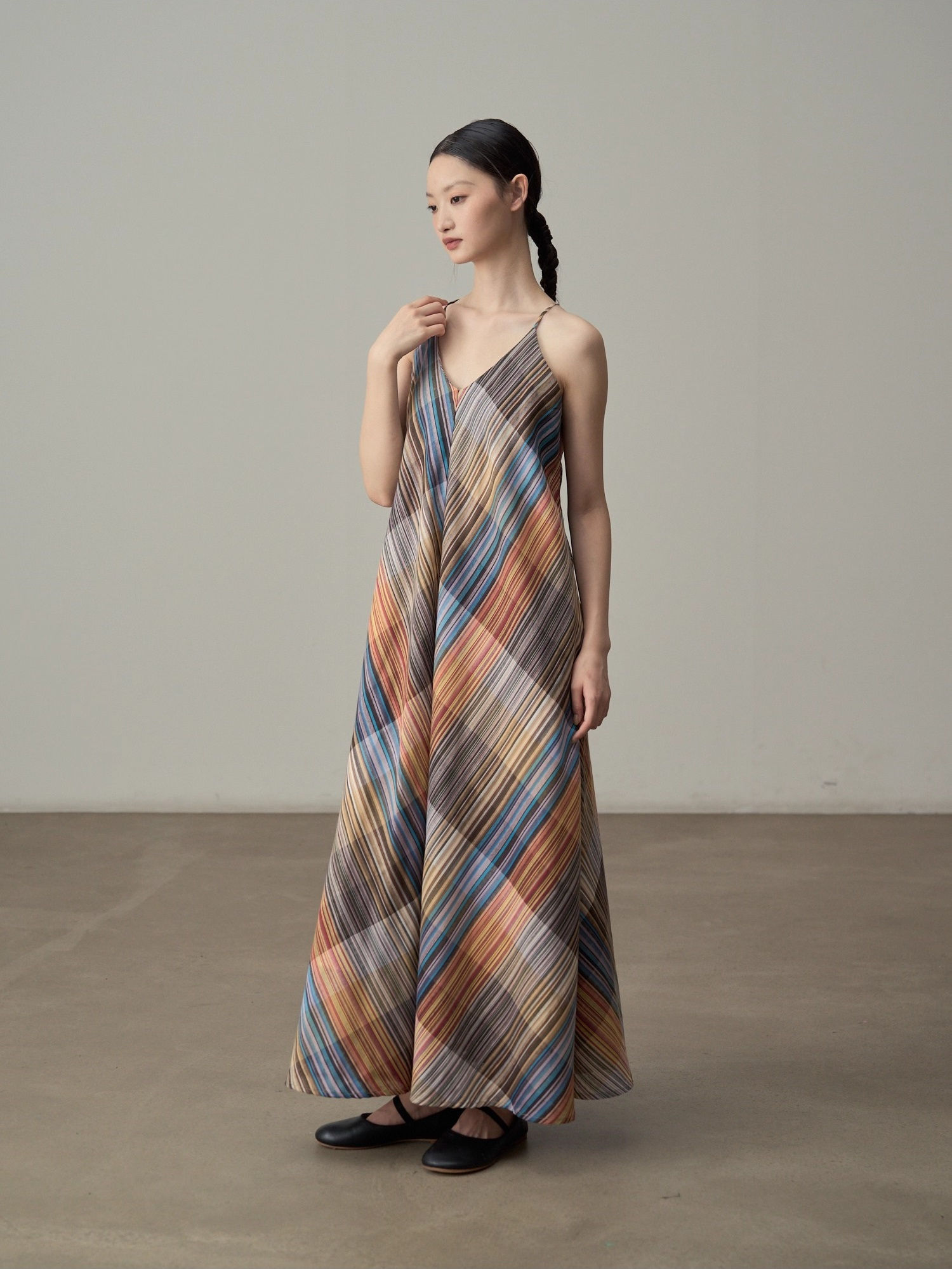 Летюча комбінація з бавовни та конопель у кольорах осені 03469