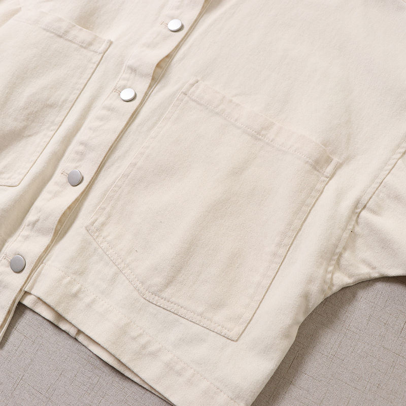 Прев'ю: Куртка-бомбер з бавовняного джинсу 03229