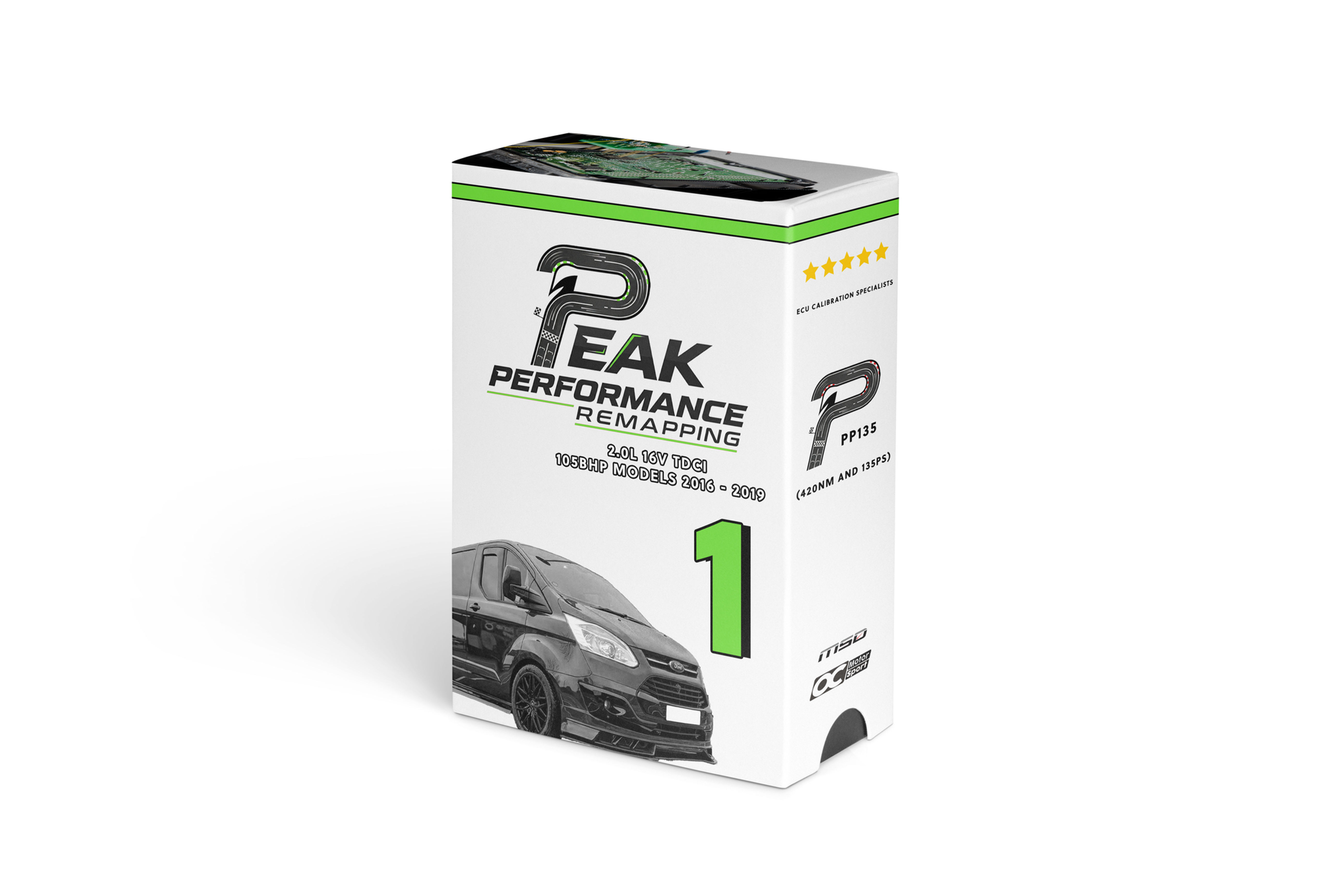 Peak Performance | Stage 1 Remap | Ford Transit Custom 2.0l TDCi 105BHP 2016>