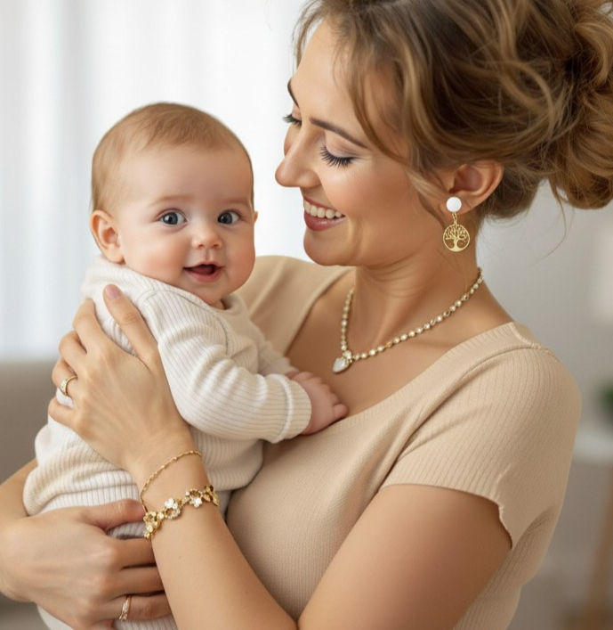 Muttermilchschmuck Ohrringe Antonia