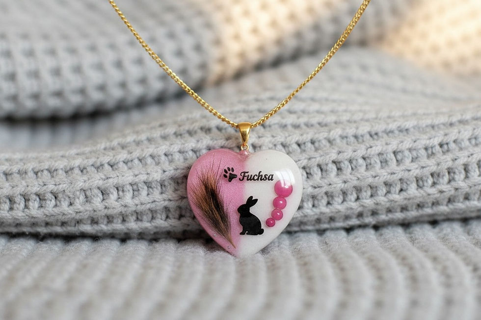 Tierhaarschmuck Sabrina Herz