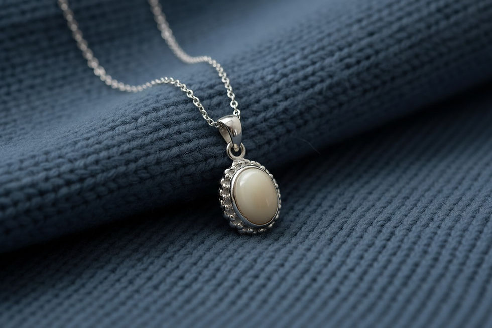 Muttermilchschmuck Halskette Heidi – kleiner 12×10 mm Anhänger aus 925 Silber, handgefertigt.