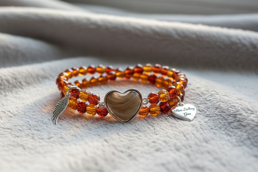 Armkette Brita – Ihr persönlicher Tierhaarschmuck