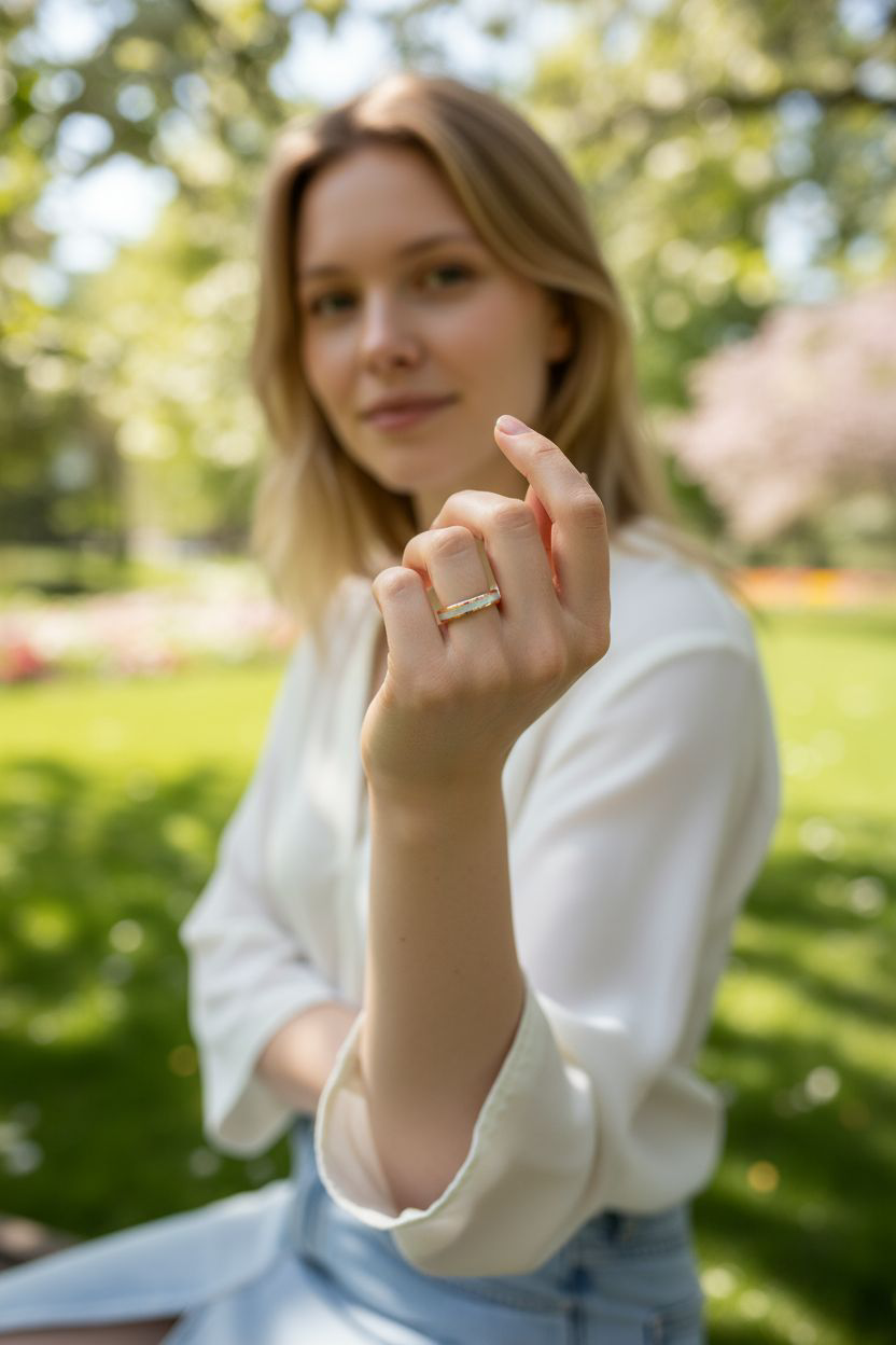 Muttermilchschmuck Fingerring Omli