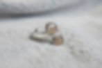Tierhaarschmuck Fingerring Wellensittich mit Fell und Blüten