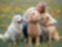 frau mit 2 hunden | tierhaarschmuck schweiz