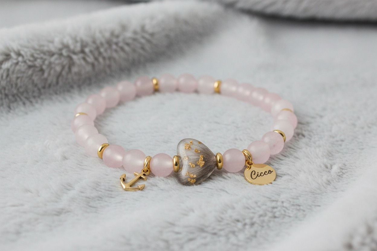 Tierhaarschmuck Armkette „Raupe“ – Ihr treuer Begleiter für immer