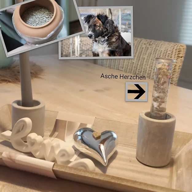 Ihr bekommt die abgebildete Platte. 1x Holzplatte 1x Herz 1x Schriftzug Love 1x Kerzenständer 1x Ständer plus Reagenzglas das nach euren Wünschen bestückt wird. Meldet euch doch einfach über das Kontaktformular Inklusive Versand und Verarbeitung CHF 150.00