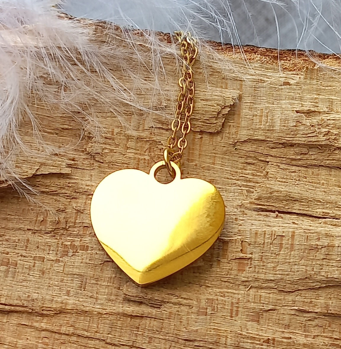 Anhänger Herz Michel 9x9mm 18x20mm Edelstahl Loch Mitte mit Gravur...