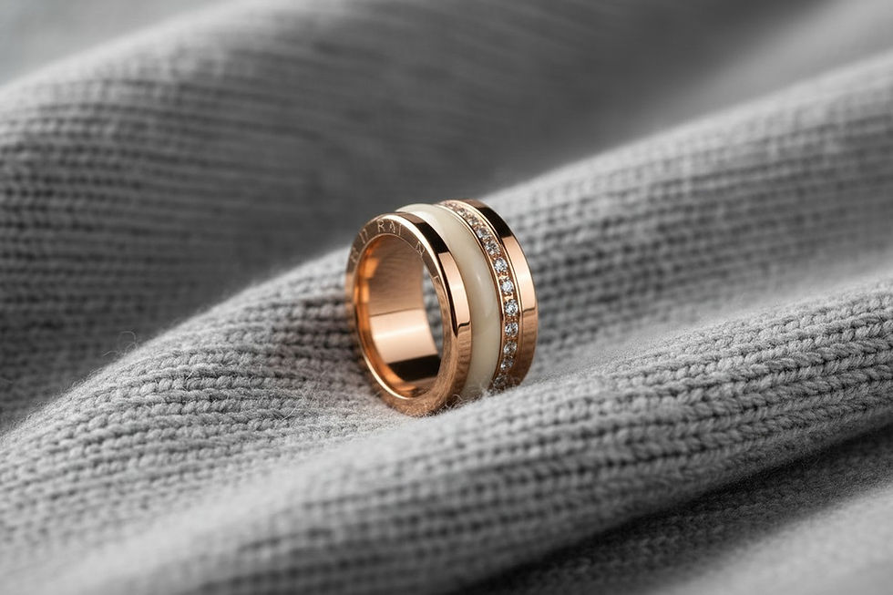 Muttermilchschmuck Fingerring „Wespen Nest“ – 10 mm Stapelring