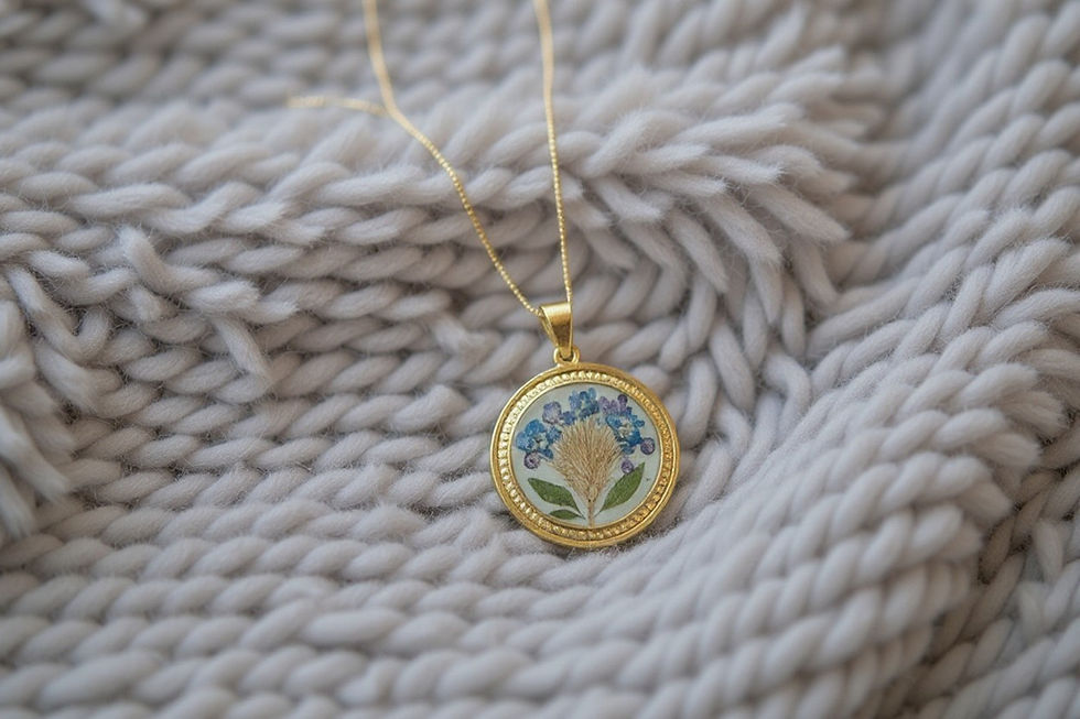 Miniaturbild: Tierhaarschmuck Halskette Biccolo mit Namen– Ihr ganz persönlicher