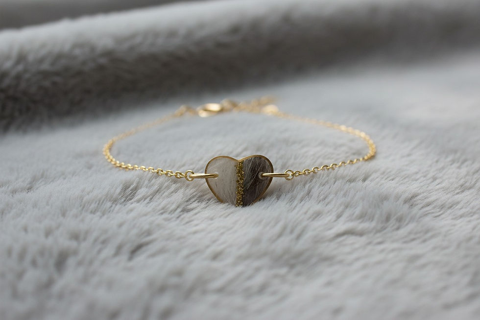 Tierhaarschmuck Armkette Ariel